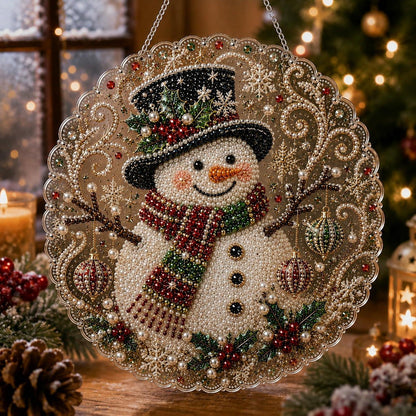 🔥LAST DAY 50% OFF 💎DIY Pearl and Diamond Painting “Sun Catcher” Set – 8-inch Round Crystal Window Ornament.