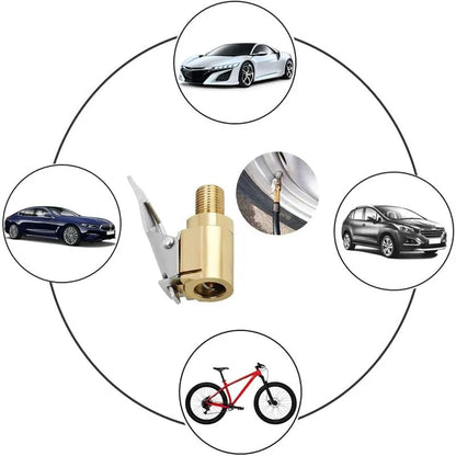 🔥👍Tire valve stems with clip-on adapters, leak-proof tire valve stems compatible with vehicle inflators, compressors, and air pumps — Connectors and Accessories