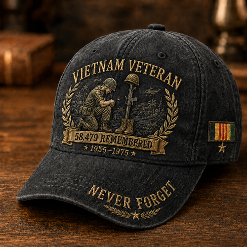 🇺🇸 Last Day Promo: 49% - 🎁Vietnam Veteran 58,479 Remembered Cap
