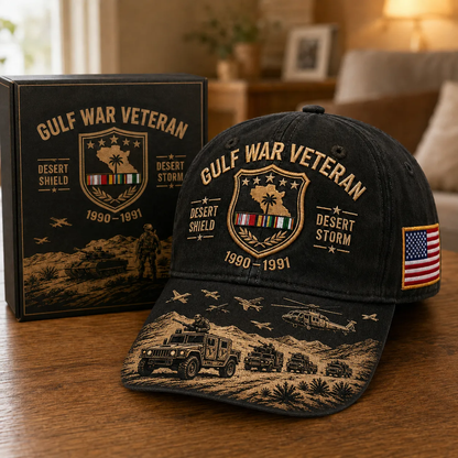 🏆Last Day Promo: 45% OFF!  Desert Storm Commemorative Cap - Gulf War Tribute Edition