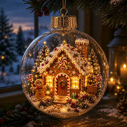 ✨🎄 Light-Up Christmas Story Ornament – Magical Mini Holiday Scene Decor
