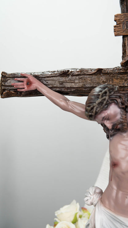 ✝️ Jesus Crucifix Cross – Handcrafted Catholic Cross for Home & Prayer