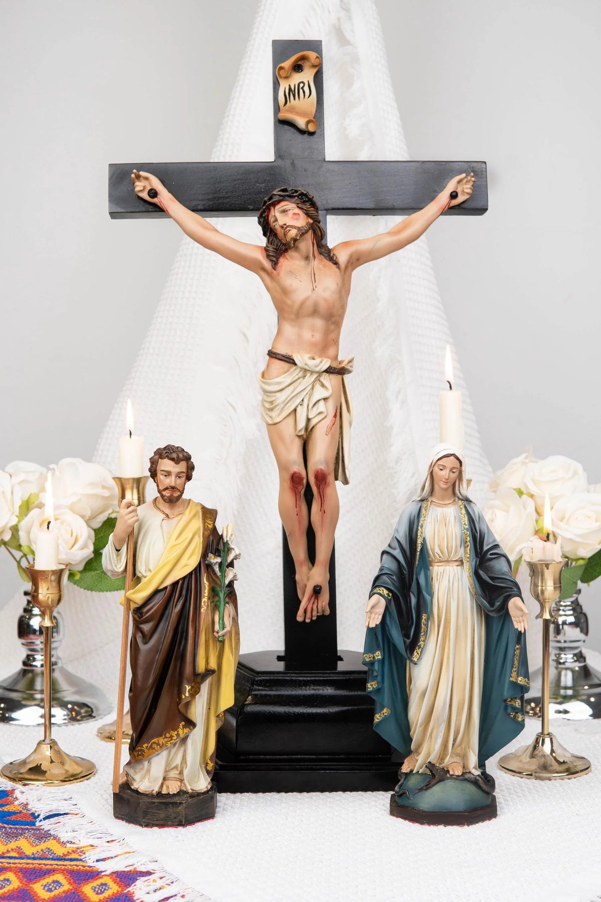 ✝️ Jesus Crucifix Cross – Handcrafted Catholic Cross for Home & Prayer