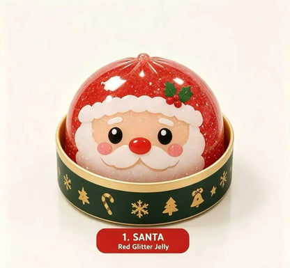 🎄6 Sparkly Jelly-Like, Cute and Soft Finger Toys—Adorable Christmas Stocking Fillers and Christmas Party Favors🎁