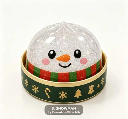 🎄6 Sparkly Jelly-Like, Cute and Soft Finger Toys—Adorable Christmas Stocking Fillers and Christmas Party Favors🎁