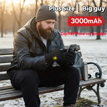 🔥Rechargeable Heated Touchscreen Gloves – Battery-Powered Winter Work Gloves with Heating Function, Thin, Flexible Design, and Touchscreen Fingertips for Men and Women