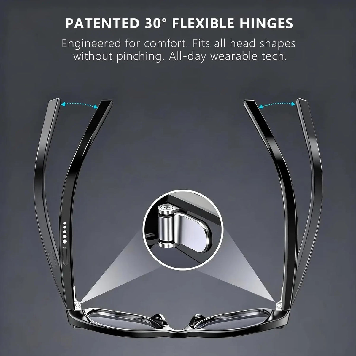 🔥 Smart AI Camera Glasses – 8MP Photochromic Lenses & Touch Control.